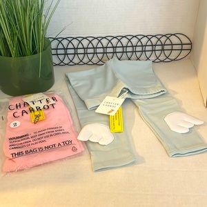 Chatter Carrot Leggings 2 Pack Bundle Size 2 Pink and Blue